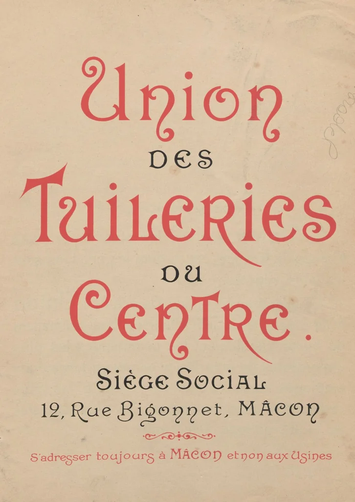 An illustration from Union des tuileries du centre, 1903, leaf 1
