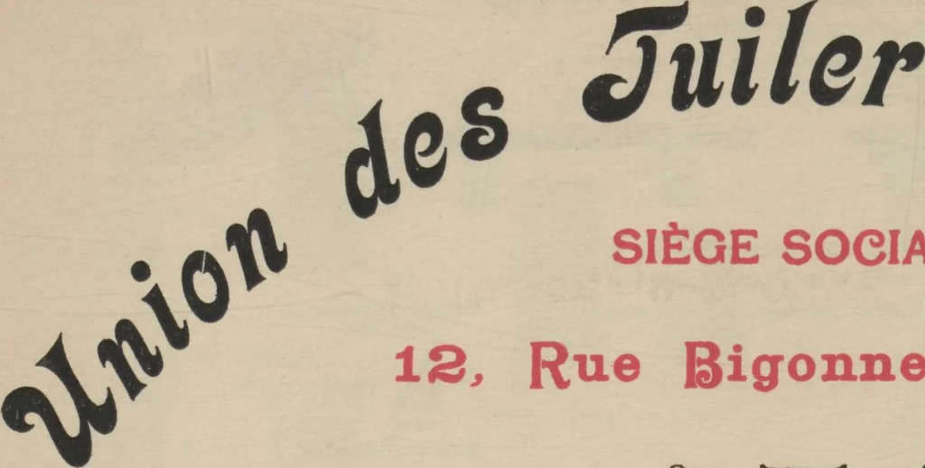 An illustration from Union des tuileries du centre, 1903, leaf 148