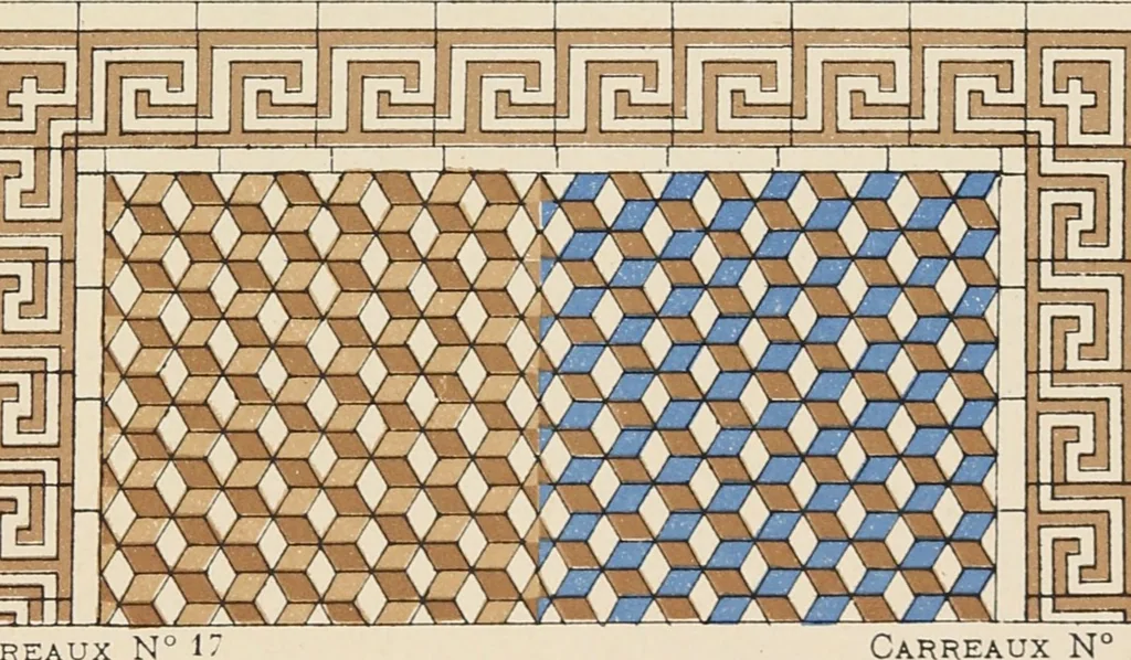 An illustration from Carreaux mosaïques, 1901, leaf 29