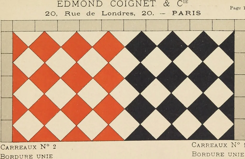 An illustration from Carreaux mosaïques, 1901, leaf 5