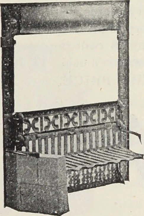 An illustration from Catalogue no. 15 from Chicago Millwork Supply Co., Chicago, U.S.A., manufacturers : doors, windows, mouldings, grilles, mantels, stairwork, etc., etc., 1906, leaf 183