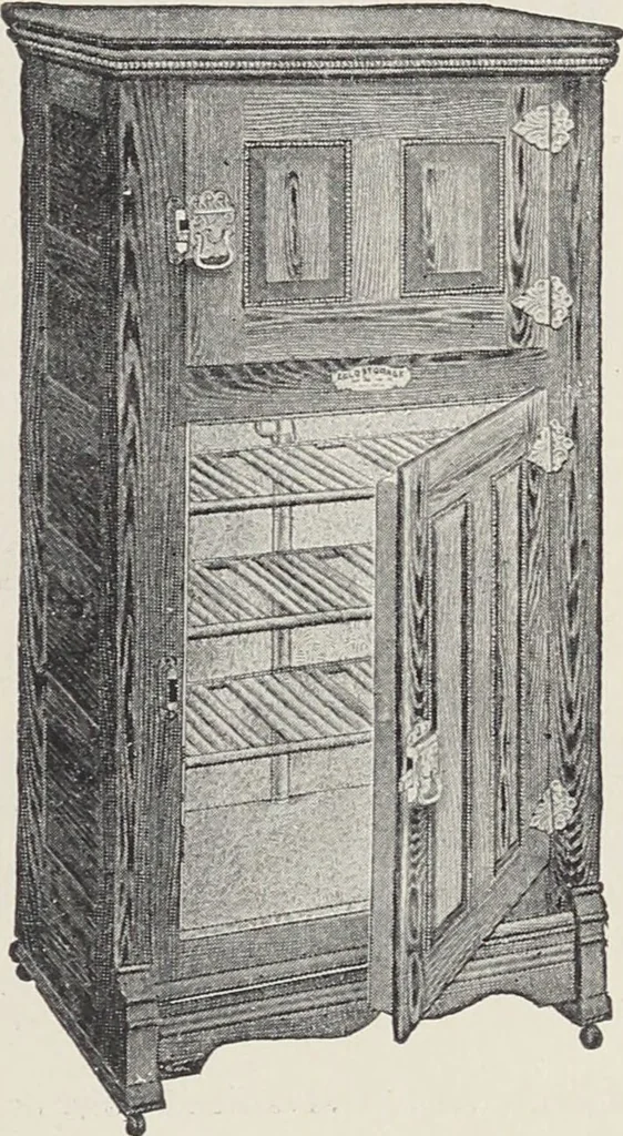 An illustration from Catalogue no. 15 from Chicago Millwork Supply Co., Chicago, U.S.A., manufacturers : doors, windows, mouldings, grilles, mantels, stairwork, etc., etc., 1906, leaf 197