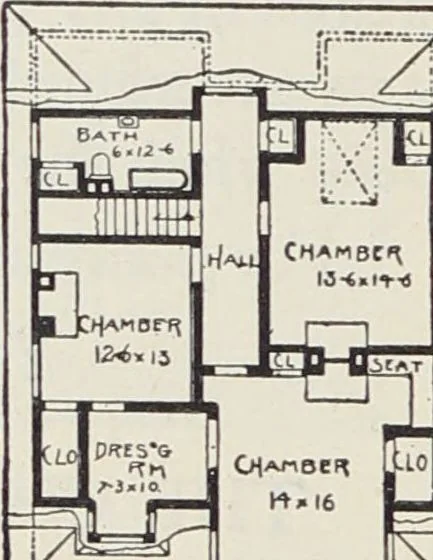 An illustration from Catalogue no. 15 from Chicago Millwork Supply Co., Chicago, U.S.A., manufacturers : doors, windows, mouldings, grilles, mantels, stairwork, etc., etc., 1906, leaf 216