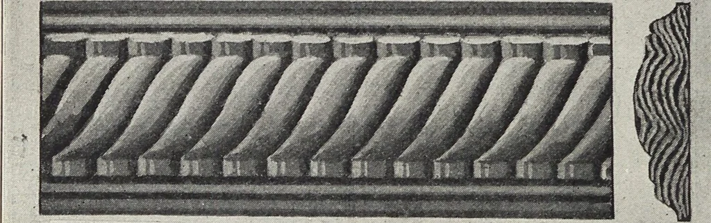 An illustration from Catalogue no. 15 from Chicago Millwork Supply Co., Chicago, U.S.A., manufacturers : doors, windows, mouldings, grilles, mantels, stairwork, etc., etc., 1906, leaf 230
