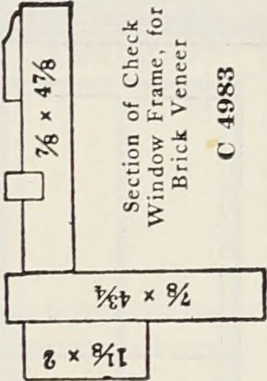 An illustration from Catalogue no. 15 from Chicago Millwork Supply Co., Chicago, U.S.A., manufacturers : doors, windows, mouldings, grilles, mantels, stairwork, etc., etc., 1906, leaf 239