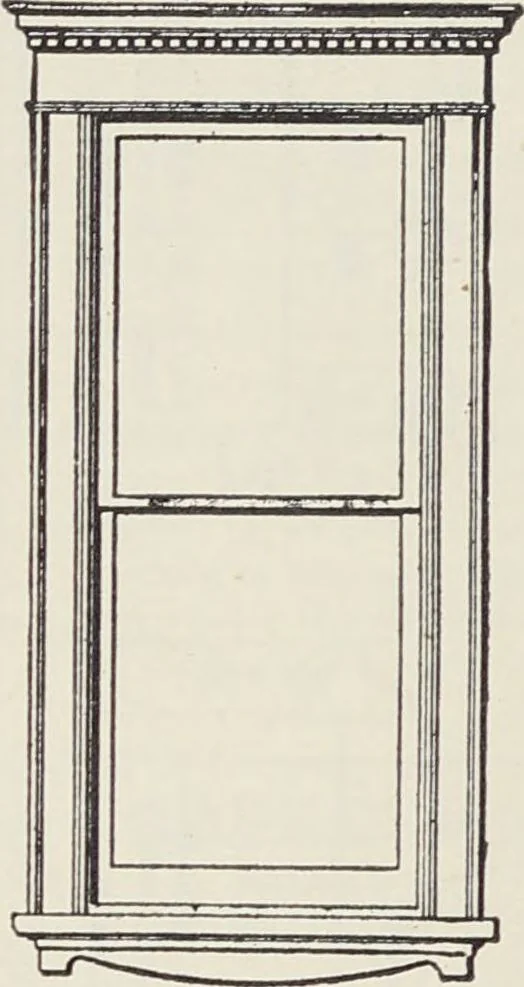 An illustration from Catalogue no. 15 from Chicago Millwork Supply Co., Chicago, U.S.A., manufacturers : doors, windows, mouldings, grilles, mantels, stairwork, etc., etc., 1906, leaf 240
