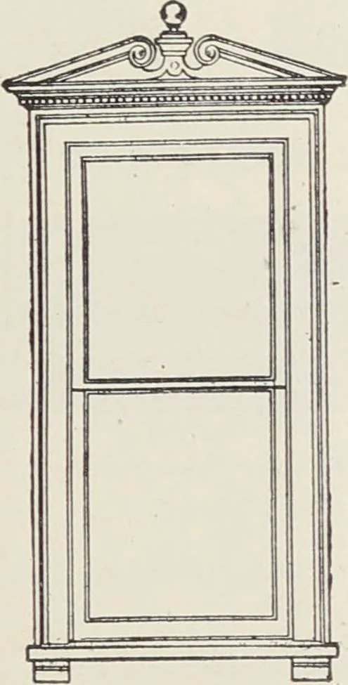 An illustration from Catalogue no. 15 from Chicago Millwork Supply Co., Chicago, U.S.A., manufacturers : doors, windows, mouldings, grilles, mantels, stairwork, etc., etc., 1906, leaf 241