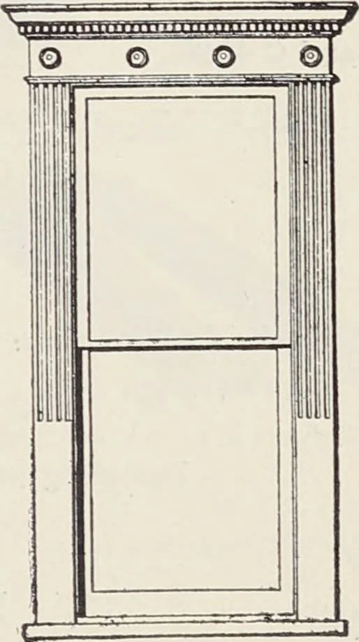 An illustration from Catalogue no. 15 from Chicago Millwork Supply Co., Chicago, U.S.A., manufacturers : doors, windows, mouldings, grilles, mantels, stairwork, etc., etc., 1906, leaf 241