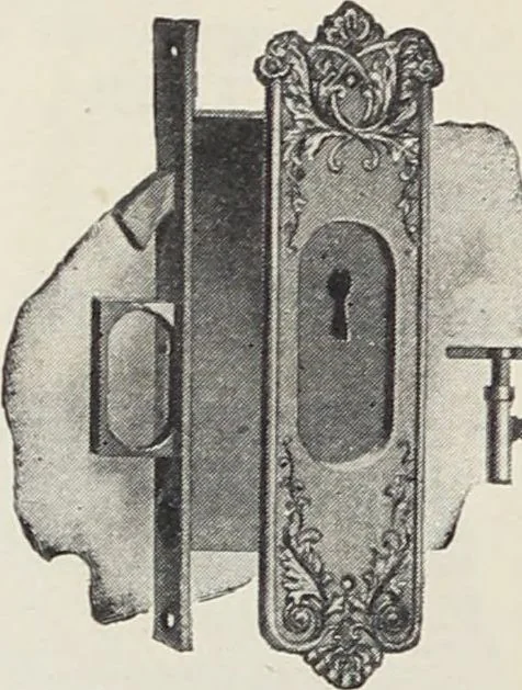 An illustration from Catalogue no. 15 from Chicago Millwork Supply Co., Chicago, U.S.A., manufacturers : doors, windows, mouldings, grilles, mantels, stairwork, etc., etc., 1906, leaf 244