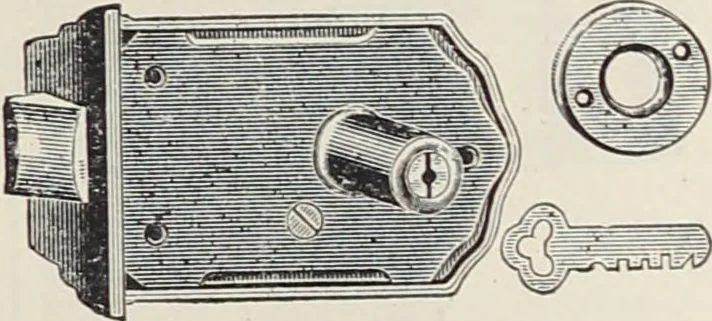 An illustration from Catalogue no. 15 from Chicago Millwork Supply Co., Chicago, U.S.A., manufacturers : doors, windows, mouldings, grilles, mantels, stairwork, etc., etc., 1906, leaf 253