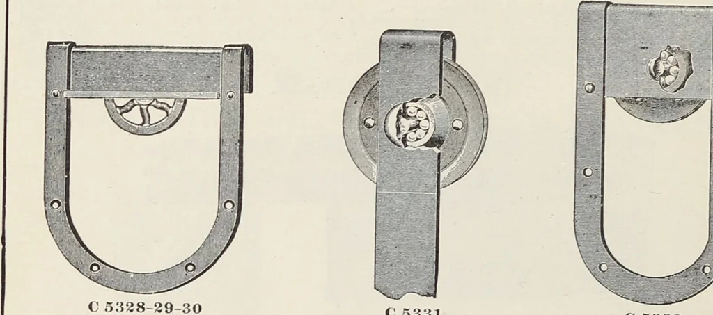 An illustration from Catalogue no. 15 from Chicago Millwork Supply Co., Chicago, U.S.A., manufacturers : doors, windows, mouldings, grilles, mantels, stairwork, etc., etc., 1906, leaf 260