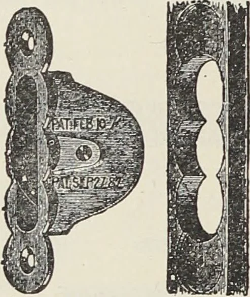 An illustration from Catalogue no. 15 from Chicago Millwork Supply Co., Chicago, U.S.A., manufacturers : doors, windows, mouldings, grilles, mantels, stairwork, etc., etc., 1906, leaf 264