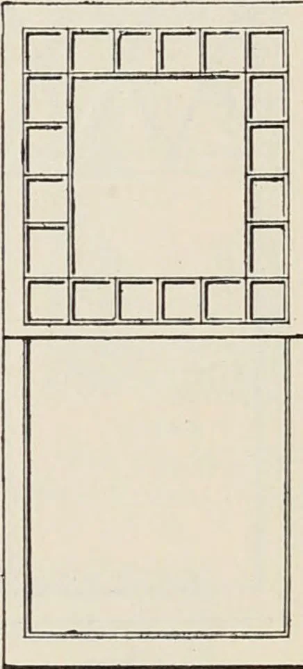 An illustration from Catalogue no. 15 from Chicago Millwork Supply Co., Chicago, U.S.A., manufacturers : doors, windows, mouldings, grilles, mantels, stairwork, etc., etc., 1906, leaf 31