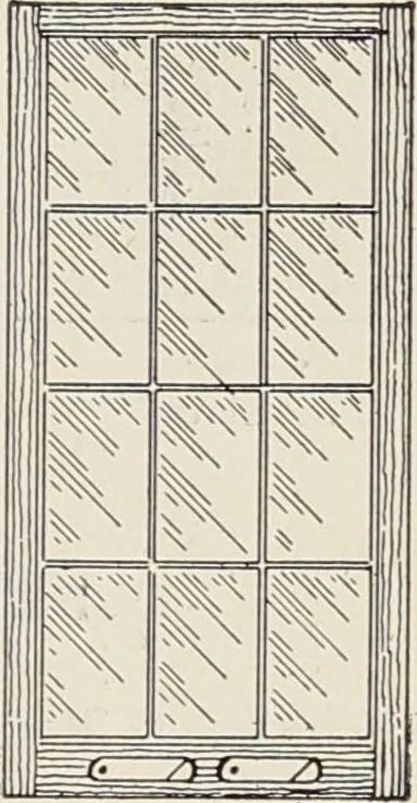 An illustration from Catalogue no. 15 from Chicago Millwork Supply Co., Chicago, U.S.A., manufacturers : doors, windows, mouldings, grilles, mantels, stairwork, etc., etc., 1906, leaf 37