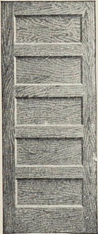 An illustration from Catalogue no. 15 from Chicago Millwork Supply Co., Chicago, U.S.A., manufacturers : doors, windows, mouldings, grilles, mantels, stairwork, etc., etc., 1906, leaf 59
