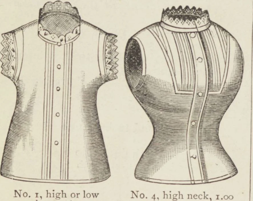 An illustration from Catalogue : Spring and Summer : of silks, dress goods, cloths, millinery (etc.), 1882, leaf 104
