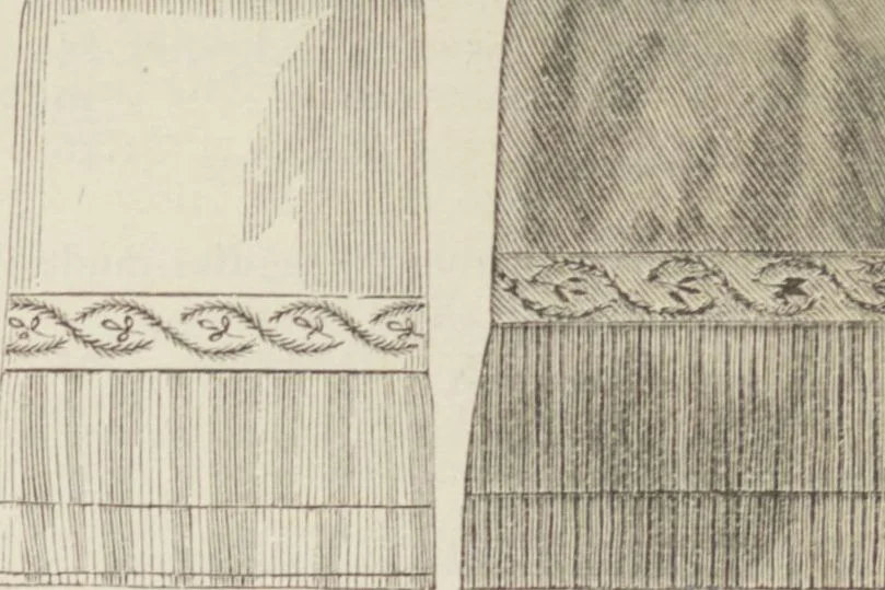 An illustration from Catalogue : Spring and Summer : of silks, dress goods, cloths, millinery (etc.), 1882, leaf 110