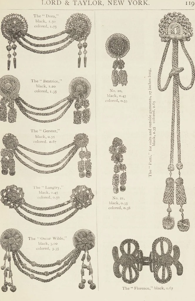 An illustration from Catalogue : Spring and Summer : of silks, dress goods, cloths, millinery (etc.), 1882, leaf 127