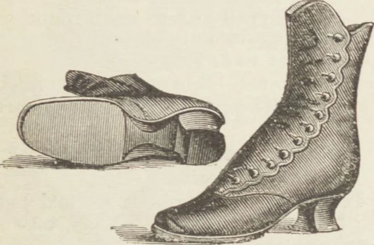 An illustration from Catalogue : Spring and Summer : of silks, dress goods, cloths, millinery (etc.), 1882, leaf 143