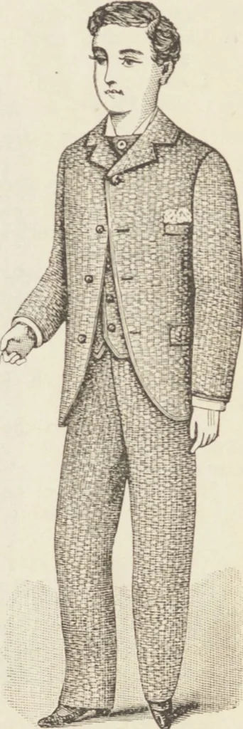 An illustration from Catalogue : Spring and Summer : of silks, dress goods, cloths, millinery (etc.), 1882, leaf 151