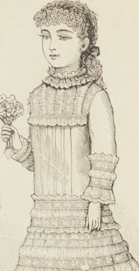 An illustration from Catalogue : Spring and Summer : of silks, dress goods, cloths, millinery (etc.), 1882, leaf 35