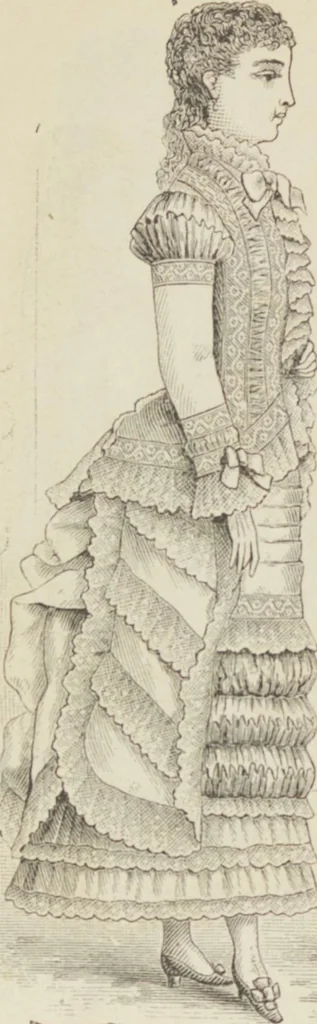 An illustration from Catalogue : Spring and Summer : of silks, dress goods, cloths, millinery (etc.), 1882, leaf 36