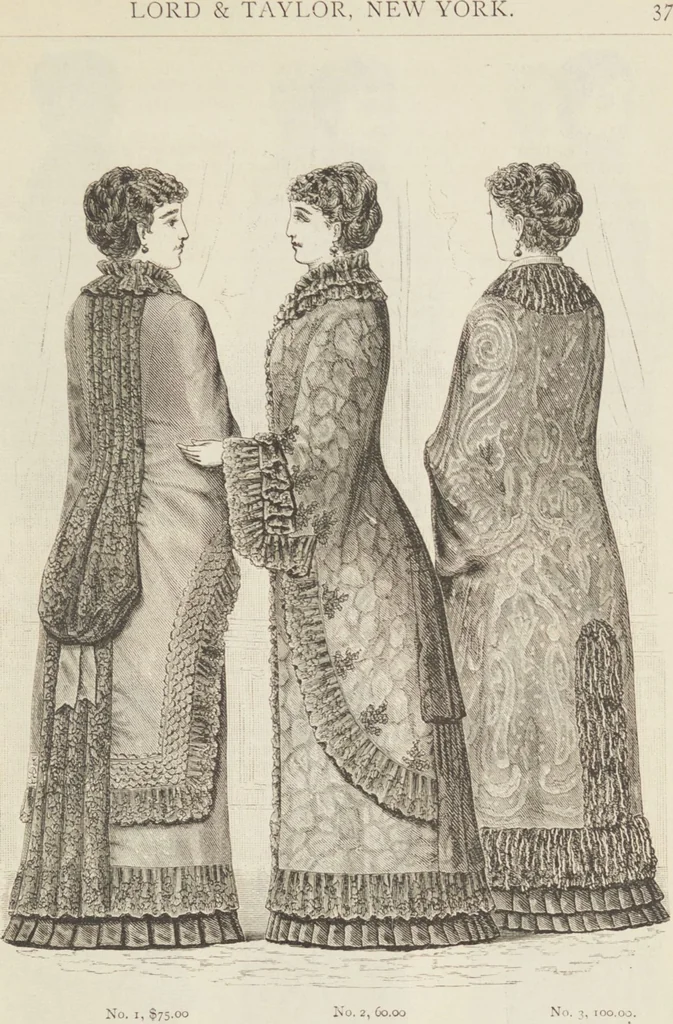 An illustration from Catalogue : Spring and Summer : of silks, dress goods, cloths, millinery (etc.), 1882, leaf 41
