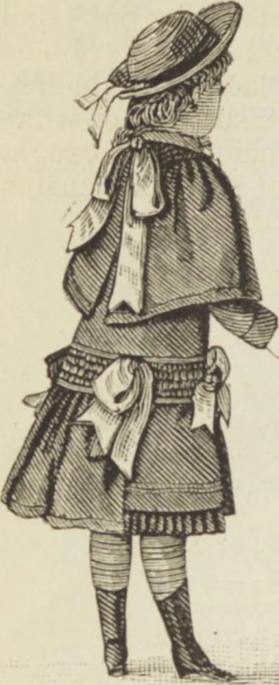 An illustration from Catalogue : Spring and Summer : of silks, dress goods, cloths, millinery (etc.), 1882, leaf 46