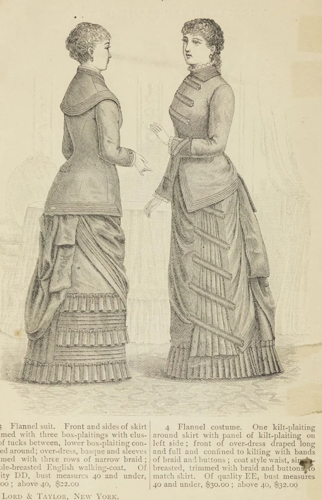 An illustration from Catalogue : Spring and Summer : of silks, dress goods, cloths, millinery (etc.), 1882, leaf 8
