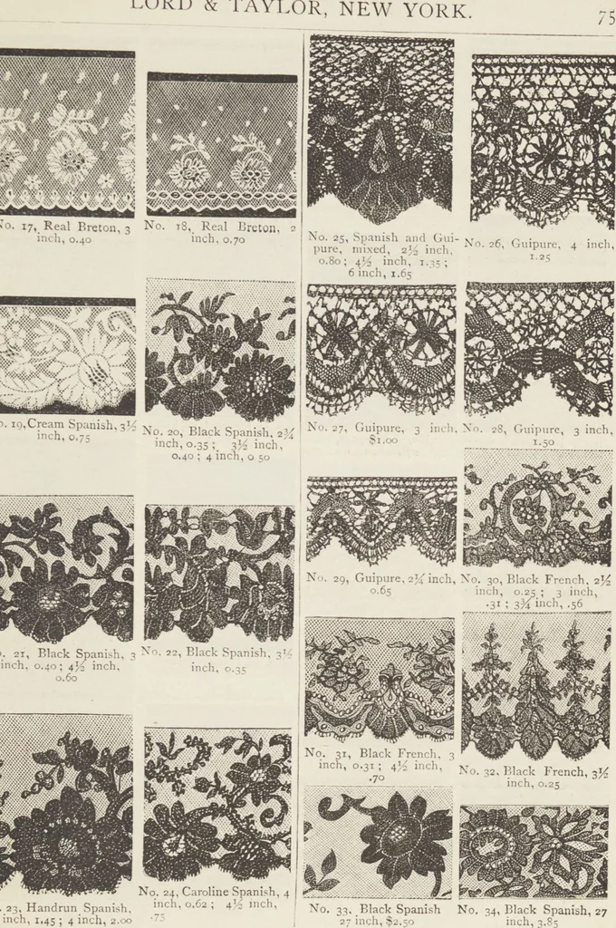 An illustration from Catalogue : Spring and Summer : of silks, dress goods, cloths, millinery (etc.), 1882, leaf 83