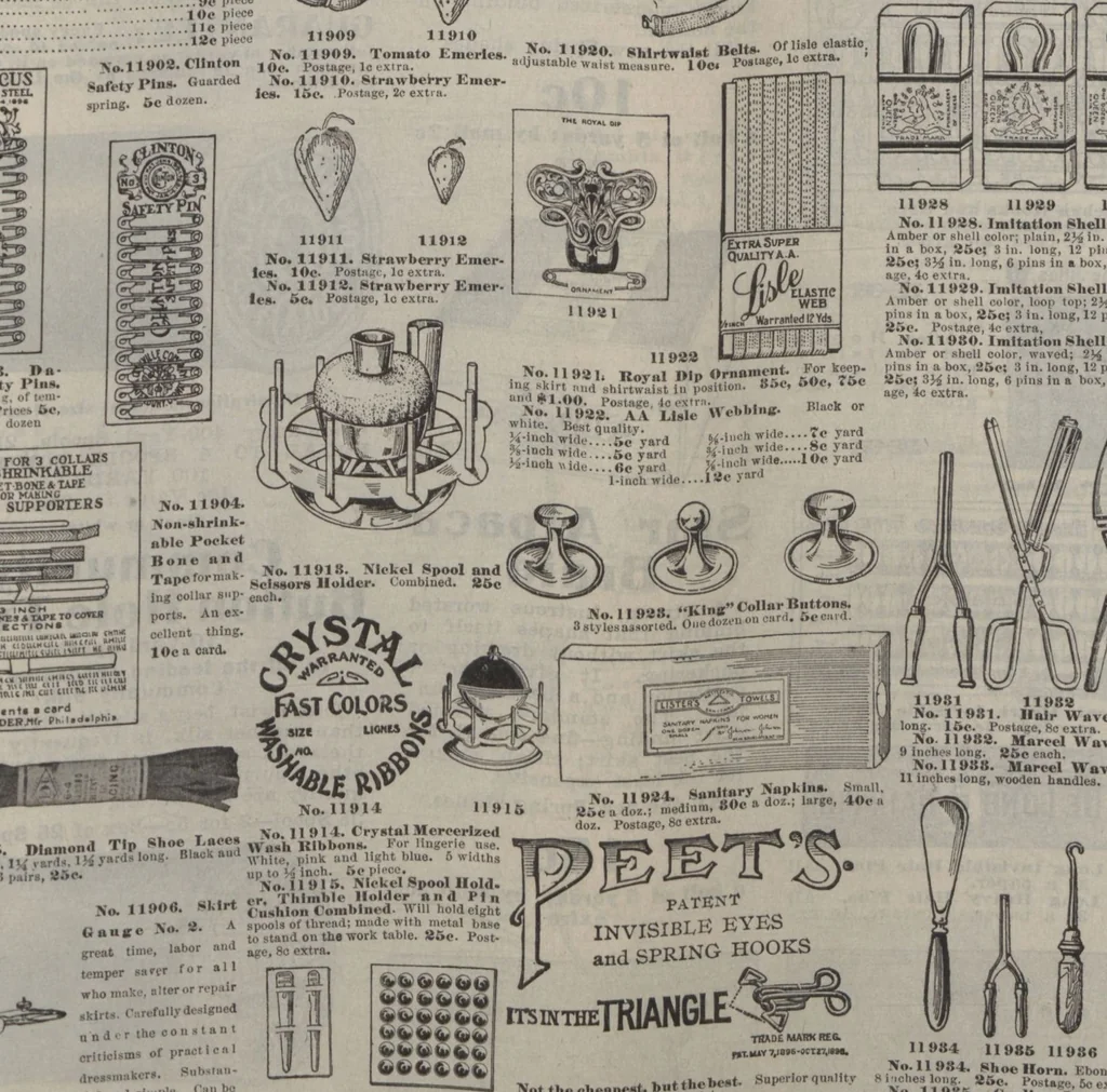 An illustration from The Gimbel book : Paris, London, and American styles, 1910, leaf 107