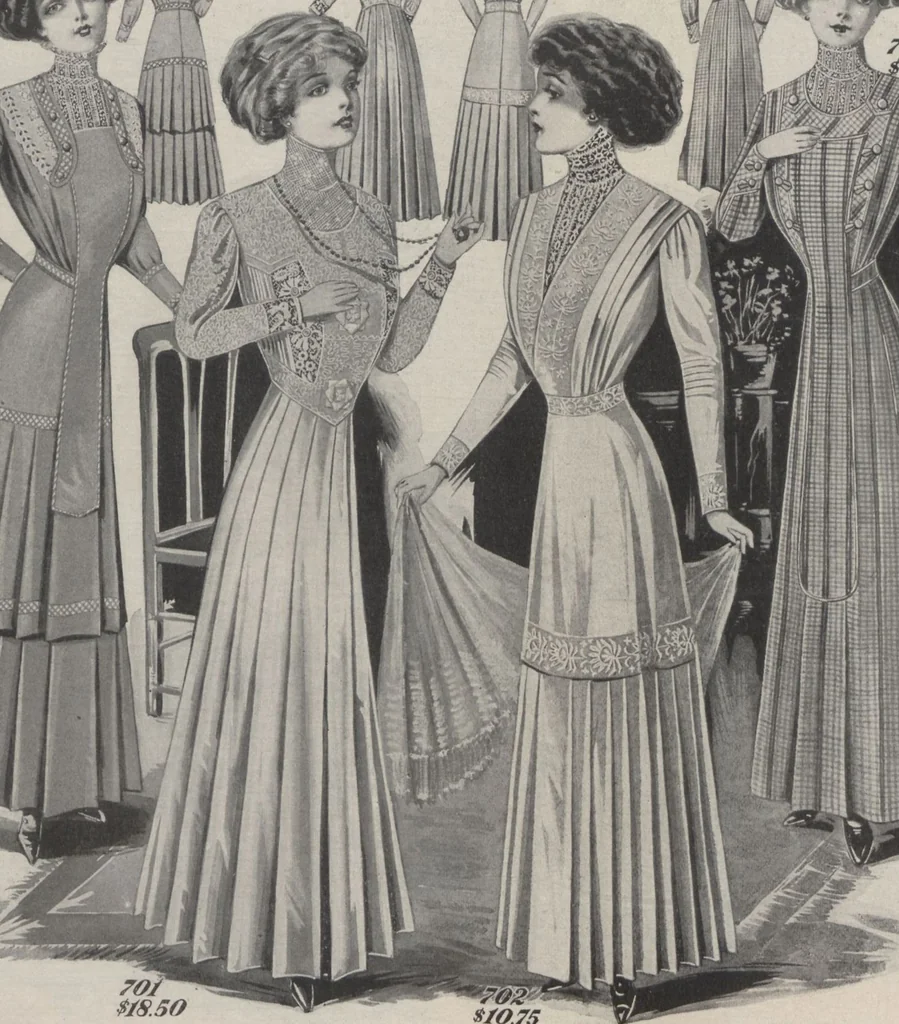An illustration from The Gimbel book : Paris, London, and American styles, 1910, leaf 11
