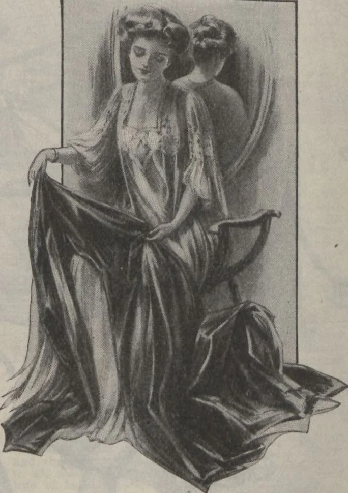 An illustration from The Gimbel book : Paris, London, and American styles, 1910, leaf 117