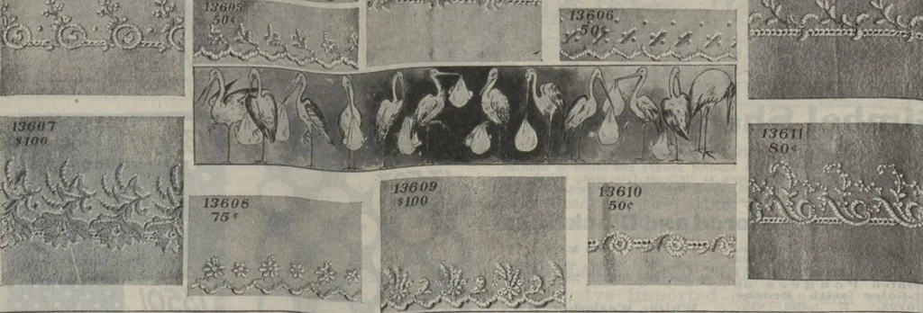 An illustration from The Gimbel book : Paris, London, and American styles, 1910, leaf 124