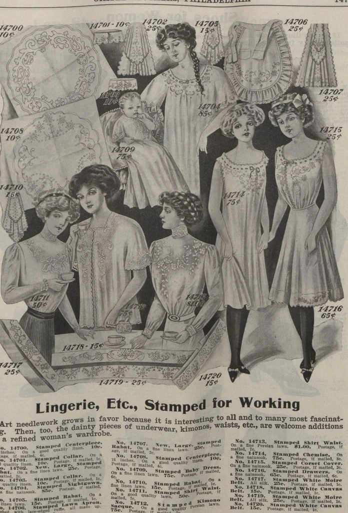 An illustration from The Gimbel book : Paris, London, and American styles, 1910, leaf 135