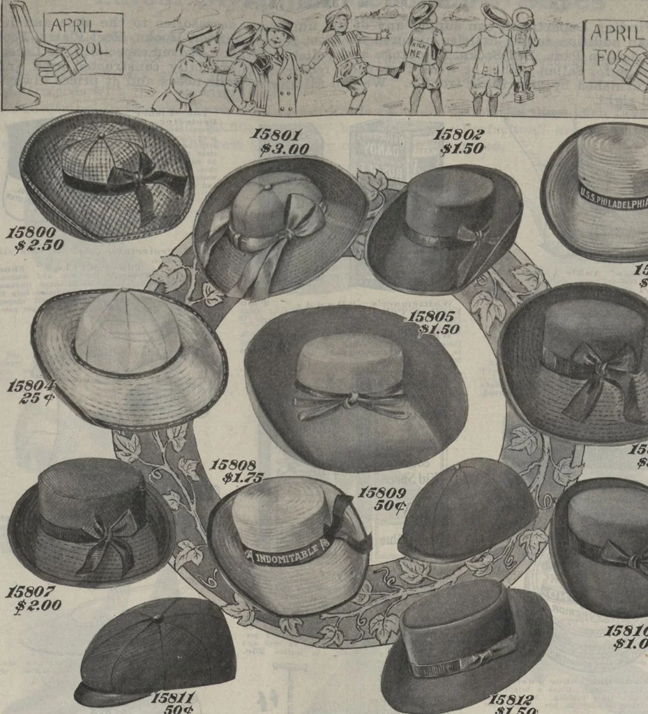 An illustration from The Gimbel book : Paris, London, and American styles, 1910, leaf 146