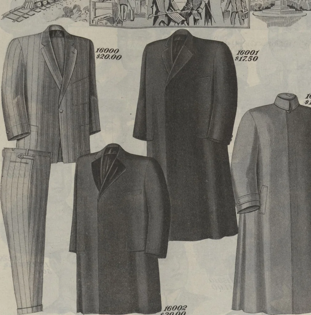 An illustration from The Gimbel book : Paris, London, and American styles, 1910, leaf 148