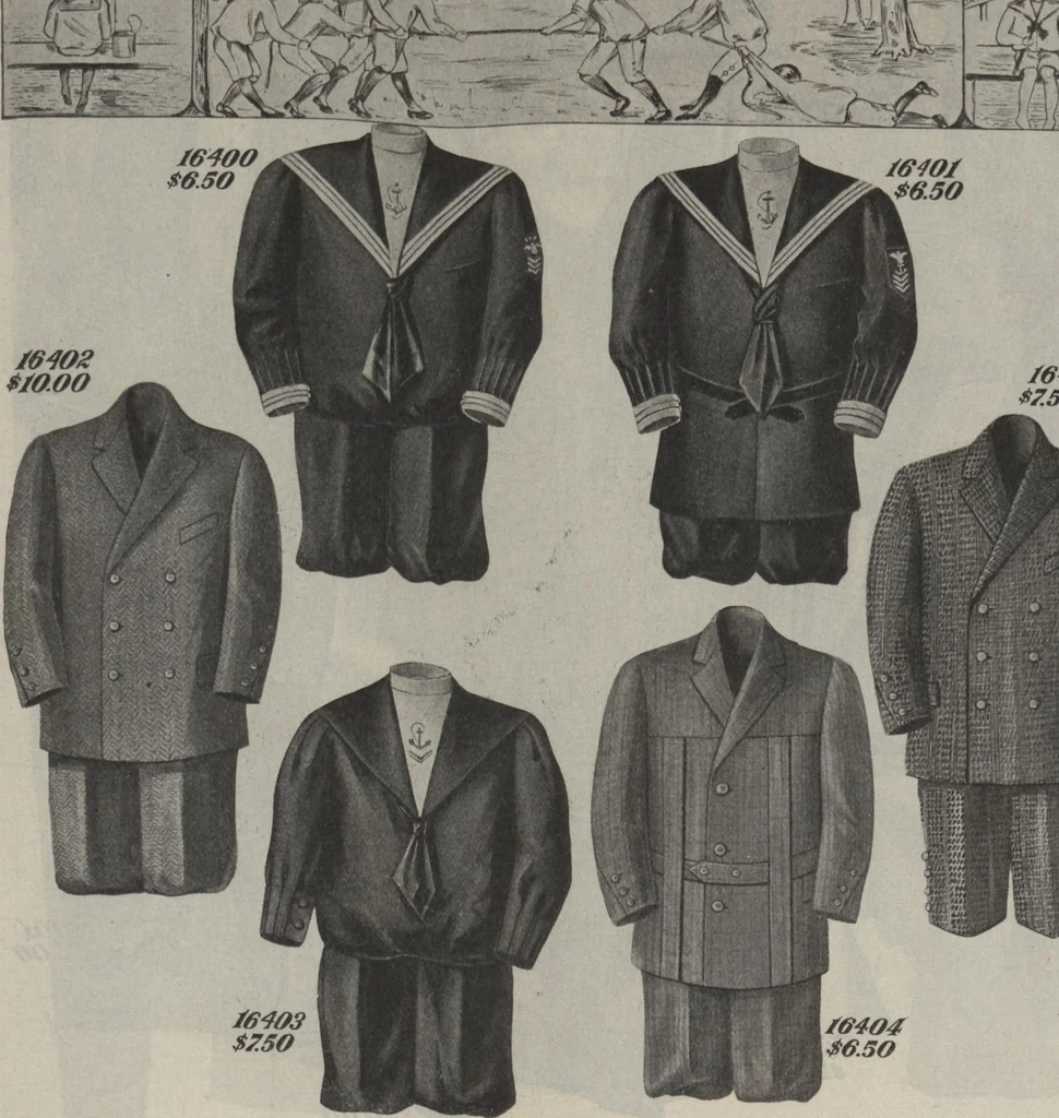 An illustration from The Gimbel book : Paris, London, and American styles, 1910, leaf 152