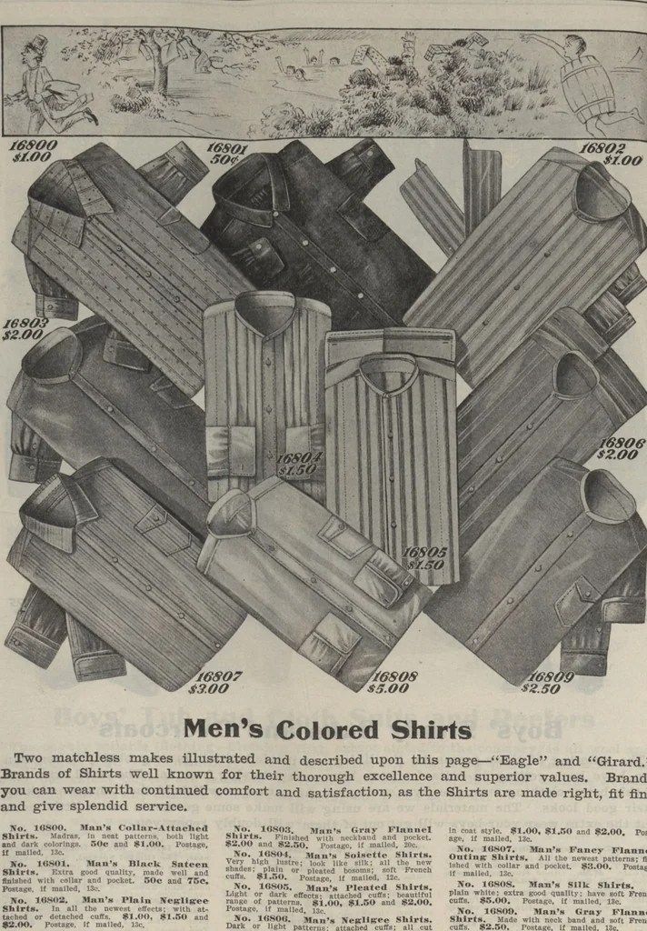 An illustration from The Gimbel book : Paris, London, and American styles, 1910, leaf 156