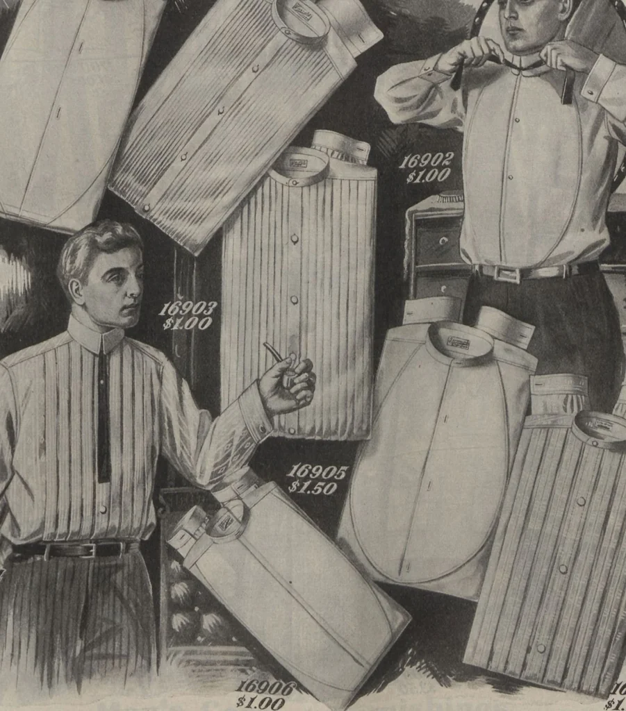 An illustration from The Gimbel book : Paris, London, and American styles, 1910, leaf 157