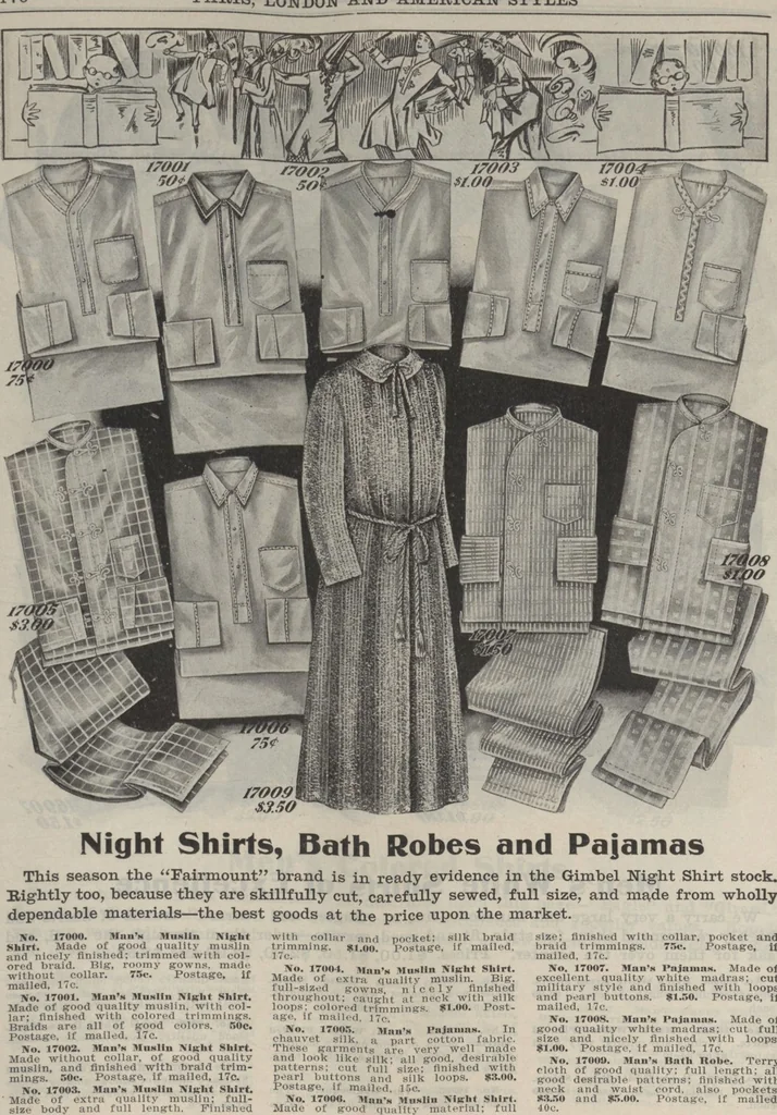 An illustration from The Gimbel book : Paris, London, and American styles, 1910, leaf 158