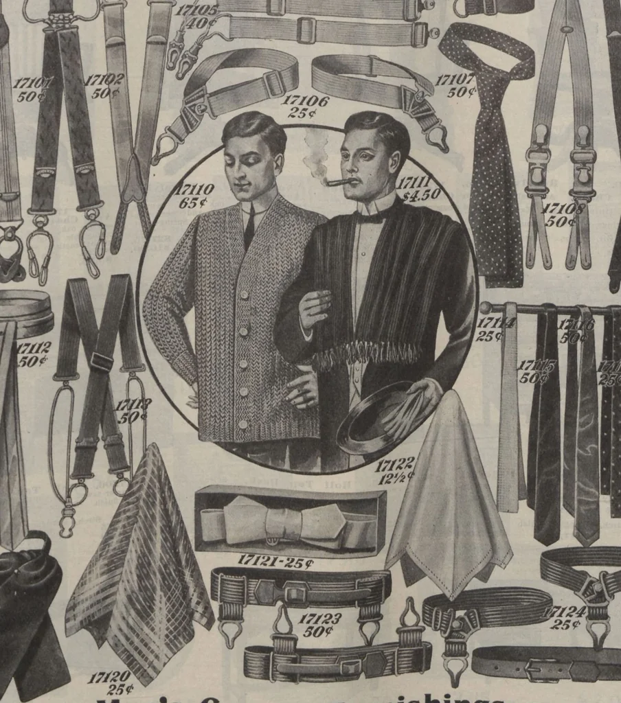 An illustration from The Gimbel book : Paris, London, and American styles, 1910, leaf 159