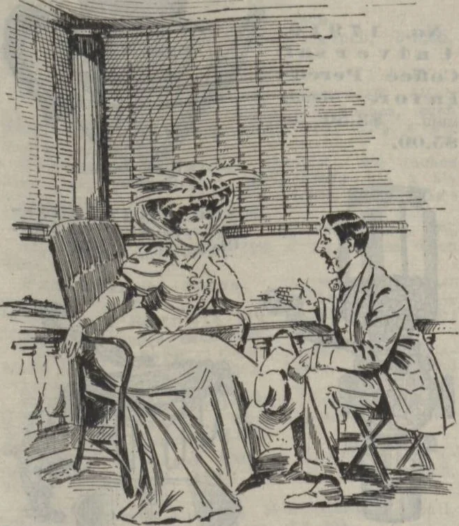 An illustration from The Gimbel book : Paris, London, and American styles, 1910, leaf 168