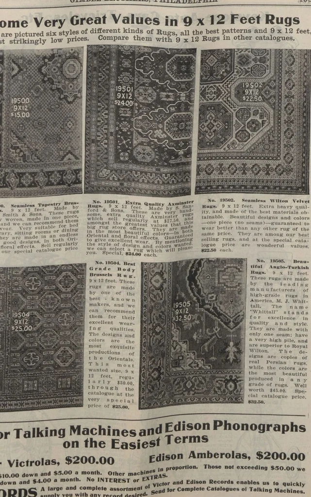 An illustration from The Gimbel book : Paris, London, and American styles, 1910, leaf 183
