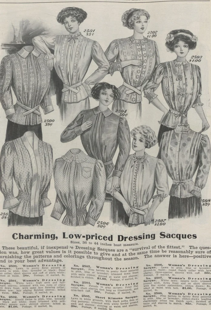 An illustration from The Gimbel book : Paris, London, and American styles, 1910, leaf 29