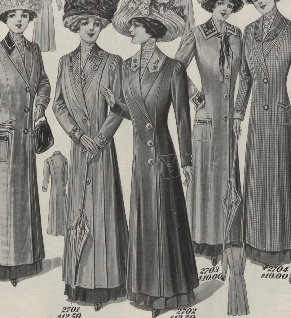 An illustration from The Gimbel book : Paris, London, and American styles, 1910, leaf 31