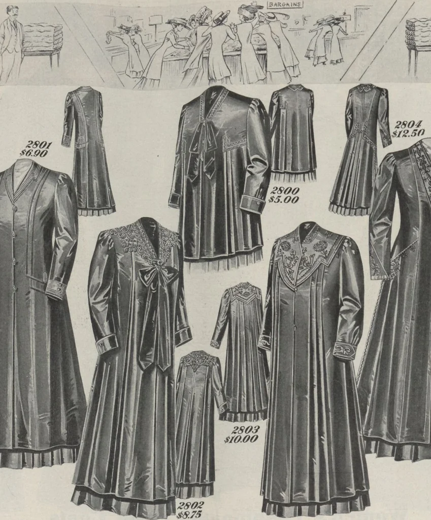 An illustration from The Gimbel book : Paris, London, and American styles, 1910, leaf 32