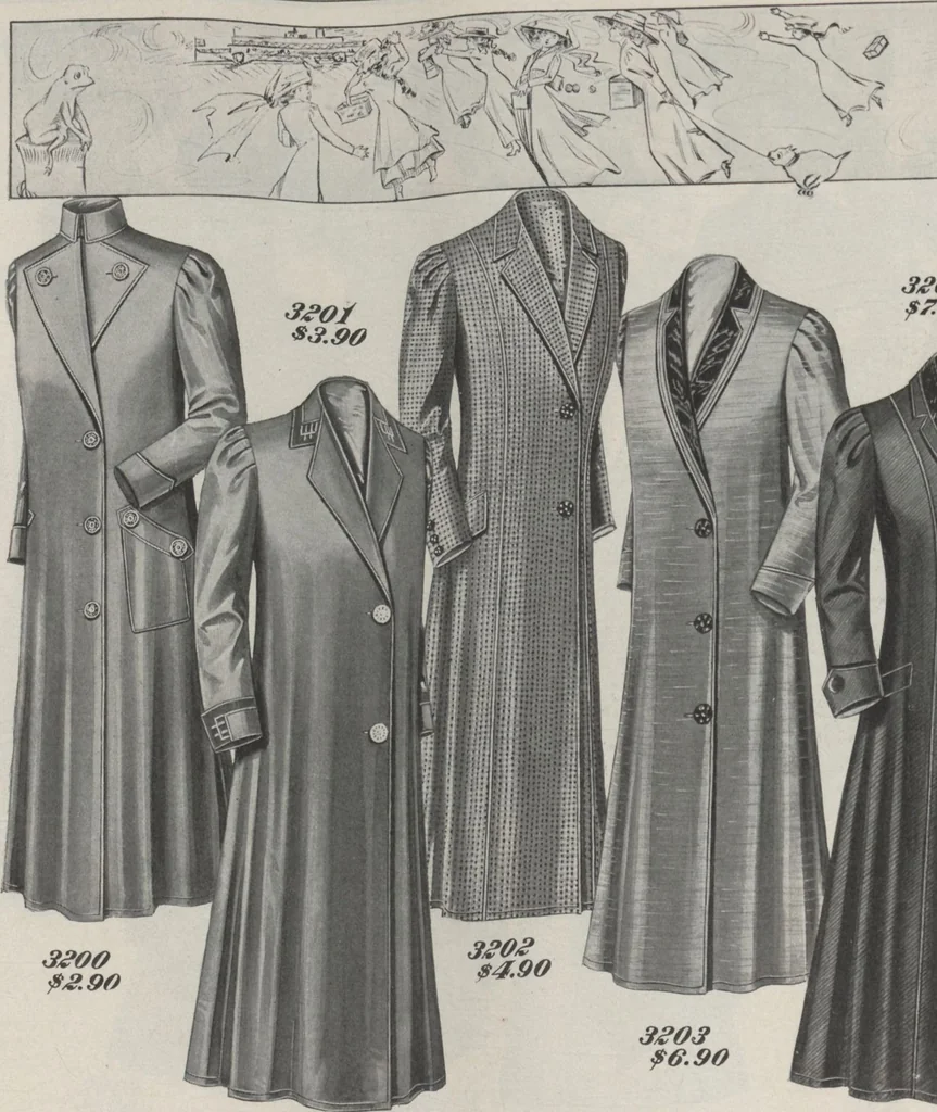 An illustration from The Gimbel book : Paris, London, and American styles, 1910, leaf 36