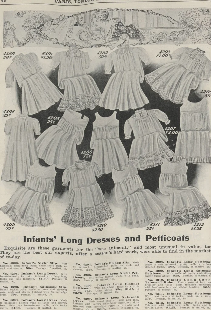 An illustration from The Gimbel book : Paris, London, and American styles, 1910, leaf 46