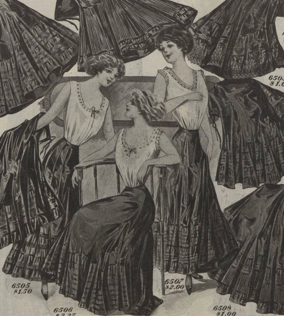 An illustration from The Gimbel book : Paris, London, and American styles, 1910, leaf 53
